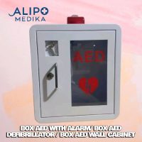 BOX AED WITH ALARM/ BOX AED DEFIBRILLATOR / BOX AED WALL CABINET