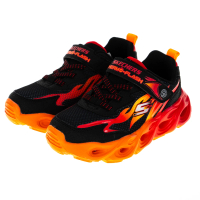 【SKECHERS】男童鞋系列 THERMO-FLASH 燈鞋(400103LBKRD)