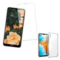 華為 y6 pro 2019 透明高清玻璃鋼化膜手機保護貼 買保護貼送手機殼