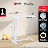 FANTECH Workstation DW207 Meja Laptop Dengan Roda Meja Adjustable Standing Desk Meja Belajar, Meja K