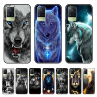 Phone Case For VIVO X90 X80 X70 X60 X50 Pro silicone soft shell Cover phone for vivo x90 Pro x80 pro case NEW Animal Wolf