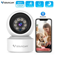 Vstarcam 1080P HD IP Camera Indoor WIFI Wireless PTZ Camera Two-way Audio Pet&amp;Baby Track Monitor Home Security Camera