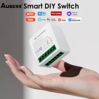 Tuya WiFi Smart Wireless Switch 16A Supporte 2 Way Control Smart Life App Control Alexa Home Voice Control