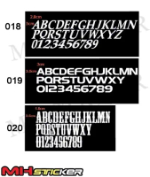 Memotong Pelekat-Motor Pelekat Nombor (Pemotongan pelekat 018-020)                             Cutti