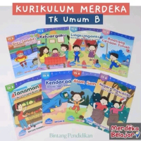 BUKU PAKET MERDEKA BELAJAR TK A dan TK B isi 8 BUKU (Free Buku Tabungan)