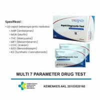 Onehealth Multi Drug 7 Rapid Diagnostic Test isi 1 pc - Alat Tes Narkoba