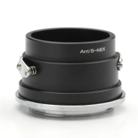 Pixco Lens Mount Adapter Ring for Arriflex ARRI S to Sony E Mount NEX Camera ZV-E10 A1 A7C A7SIII A6600 A9II A7RIV A6100 A6400