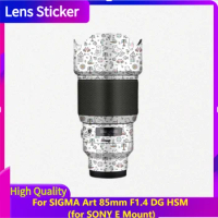 For SIGMA Art 85mm F1.4 DG HSM for SONY E Mount Lens Sticker Protective Skin Decal Film Anti-Scratch Protector Coat 85 1.4 F/1.4
