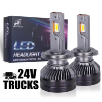 2PCS K5C 24V H7 H4 H1 LED Truck Light Bulb H11 4300K 6000K 110W 24V Led Headlight Lamp for Truck