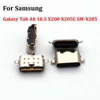 10-20PCS For Samsung Galaxy Tab A8 10.5 SM-X205 X200 X205C USB Charging Port Dock Plug Charger Connector Socket
