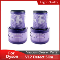 2 Pack Dyson V12 Slim HEPA Filter Replacement Kit For Dyson V12 Detect Slim Vacuum Cleaner Filters Part