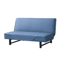 【Hampton 漢汀堡】戴恩系列牛仔沙發床-藍色(一般地區免運費/沙發床/雙人沙發/皮沙發/仿貓抓皮)
