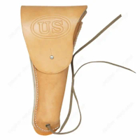 . WW2 US ARMY COLT 1911 M1916 BROWN LEATHER PISTOL HOLSTER MILITARY WAR REENACTMENTS