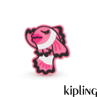 Kipling 親吻魚拉鍊鑰匙扣-PINK FISH PULLER