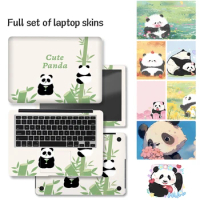 Universal Cartoon Panda Laptop Skin Stickers PVC Waterproof Skin Case13"14"15.6"17"for Macbook/HP/Acer/Asus/Lenovo Accessories