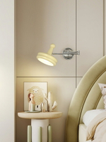 奶油風壁燈臥室床頭燈現代簡約2024年新款過道走廊背景墻裝飾燈