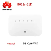 Unlocked Huawei B612 B612s-51d with Antenna 4G LTE Cat.6 300Mbs CPE Router 4G wireless router PK B315,B525,B528,E5186