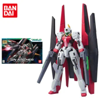 Bandai Gundam Model Kit Anime Figure HG00 1/144 GNR-101A GN Archer Genuine Gunpla Model Action Toy Figure Toys for Children