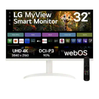 【LG】32 MyView 4K UHD 智慧螢幕 (搭載webOS/隨附智慧滑鼠遙控器)32SR75U-W