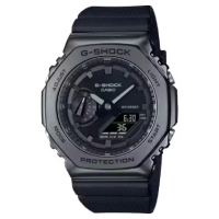 【CASIO 卡西歐】2100 系列 八角形錶圈潮流腕錶 44.4mm(GM-2100BB-1A)