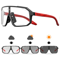 SCVCN New Photochromic Men Cycling Sunglasses Women UV400 Eyewear Sport Running Road Bicycle Glasses Mountain Bike Goggles