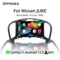Android 13 Car Multimedia Player 8GB 256GB 8 core GPS Navigation WiFi 4G LTE RDS DSP Car Stereo Radio For Nissan JUKE 2014-2016