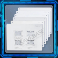 SAVEBASE 6Pcs BGA Reballing Stencils for iPhone series Hard disk iPad 2/3/4, Mini 1 5/6, Mini 2/3/4 Chip Repair