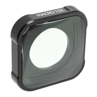 JUNESTAR 15X Mini Lens Filter For GOPRO 9 Hero9 Go Pro Action Camera Gopro9 Accessories Black
