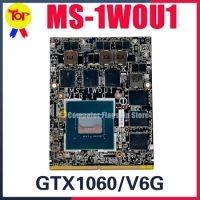 KEFU MS-1W0U1 For MSI GT72VR 6RD MS-1785 Graphics Video Card GTX1060-V6G VGA Card 100% Testd Fast Shipping