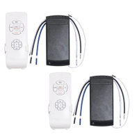 Ceiling Fan Lamp Remote Control Kit Adjusted Wind Speed Transmitter Receiver Timing Control Switch 110V Universal 1Set