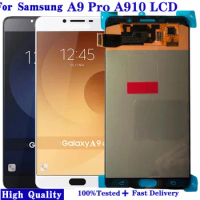 Per 6.0" Display for SAMSUNG Galaxy A910 LCD Screen Touch Digitizer A9 Pro 2016 A9100 A910F LCD Display Replacement
