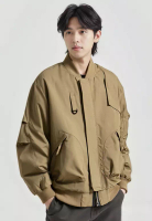 Trendyshop 立領飛行員夾克棒球風褸外套