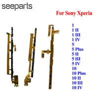 On Off Power Volume Flex Cable For Sony Xperia 1 5 10 II III IV Power Volume Switch Flex Ribbon Replacement Parts 10 Plus
