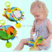 DHL 200pcs Baby Animal Cloth Book Infant Intelligence Development Toy Forest Sky Educational Bed Cognize Books Gift