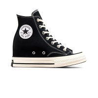 Converse Chuck 70 Wedge Hi 女鞋 黑色 帆布鞋 高筒 內增高 休閒鞋 A12563C