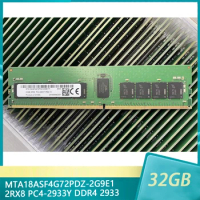 MTA18ASF4G72PDZ-2G9E1 For MT RAM 32G 32GB 2RX8 PC4-2933Y DDR4 2933 ECC REG Server Memory