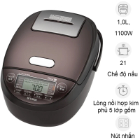 Tiger Nồi Cơm Điện Tử Cao Tần Áp Suất JPK-W10W-T - Nhật Bản