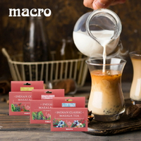 【MACRO】 印度奶茶香料包(三小包) 24gx3盒 原味/暖薑