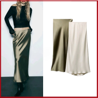 Zara Chân Váy Lụa satin Thiết Kế Trẻ Trung Hợp Thời Trang Cho Bạn Gái7968897#X0604