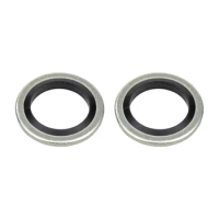 2Pcs 110265505R Car Oil Sump Drain Plug Sealing Gaskets Rings Washer For Renault Clio Duster Espace Fluence Logan Scenic Pulse