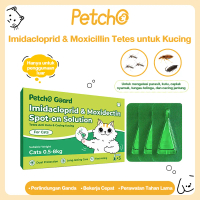 Petcho Guard Obat Tetes Kucing Anti Kutu Cacing Dalam Luar Imidacloprid 3x0.8ml