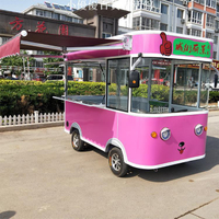 【小優優百貨】多功能小吃車電動四輪快餐車流動售貨車美食車廣告宣傳車水果車