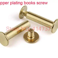 4000pcs/lot Nickel and Copper plating Photo album screw Books butt screw Account books screw book binding