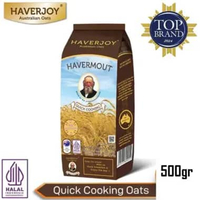 Haverjoy 500gr havermut all varian sarapan sereal gandum instant rolled oat quick cooking coklat cho