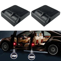 2PCS Wireless Led Car Door Welcome Laser Projector Logo Ghost Shadow Night Light Universal Coutesy Lamp Car Accessories for Ford