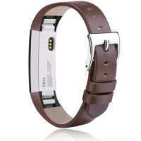Luxury Leather Watch Band Strap For Fitbit Alta HR Soft Leather Wristband Strap Bracelet For Fitbit Alta HR Band Watchaband