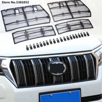 For Toyota Land Cruiser Prado FJ 150 2018 2019 2020 Car Front Grill Insect Net Screening Mesh Car Exterior Accessories