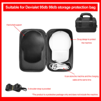 Portable Carrying Bag Case EVA Travel Carry Bag Waterproof Shockproof with Shoulder Strap for Devialet Mania Outdoor Speaker