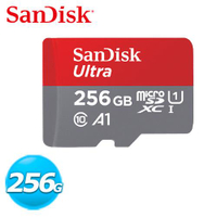 【現折$50 最高回饋3000點】SanDisk Ultra microSDXC UHS-I A1 256GB 記憶卡