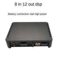 8-in12-out high-power 31-segment dsp car power amplifier 12-way audio processor definition sound quality amplifier bluetooth
